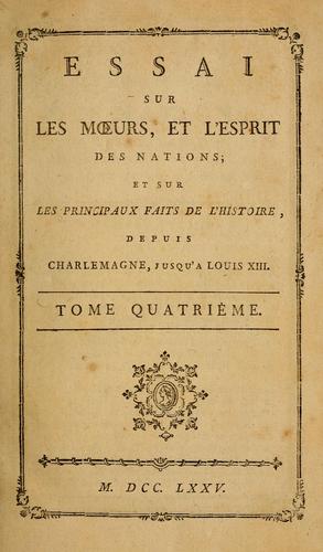 Cover for Essai