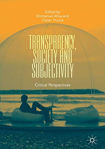 Cover for Transparency, Society and Subjectivity