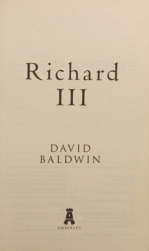 Cover for Richard III