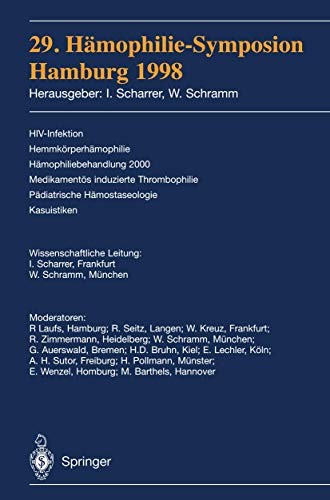 Cover for 29. Hämophilie-Symposion