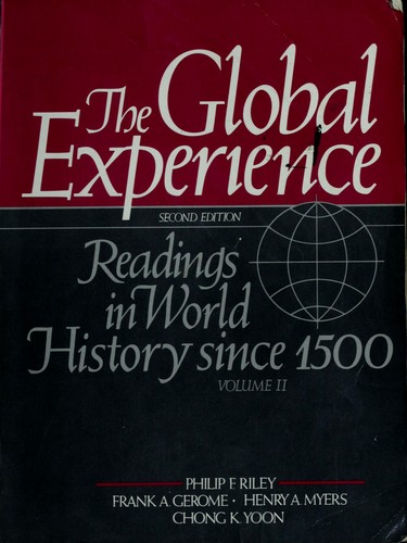 Cover for The Global experience