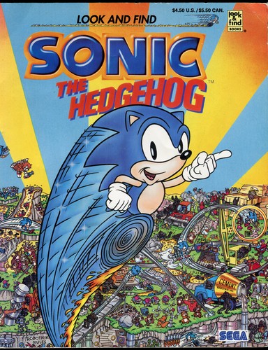 Cover for Sonic The Hedgehog: Look and Find