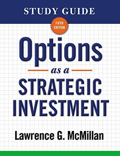 Cover for Study Guide for Options as a Strategic Investment 5th Edition