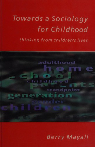 Cover for Towards a sociology for childhood