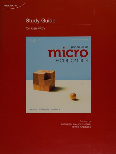 Cover for Study guide for use with Principles of microeconomics, sixth Canadian edition [by] Mankiw, Kneebone, McKenzie