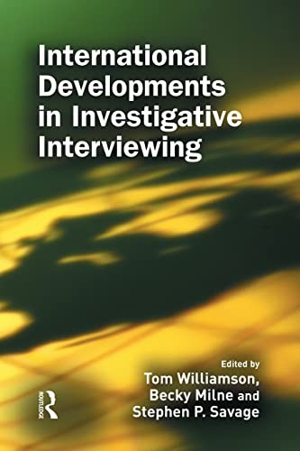 Cover for International Developments in Investigative Interviewing