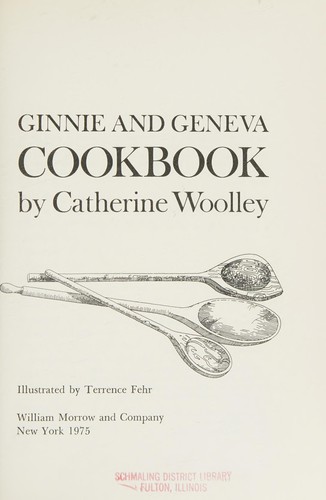 Cover for Ginnie and Geneva cookbook