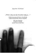 Cover for "Drum i schau mir den Fortschritt ruhig an--"
