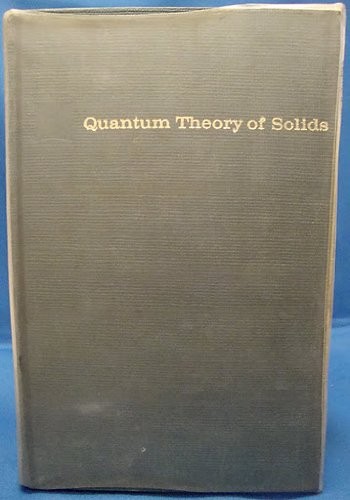 Cover for Quantum Theory of Solids