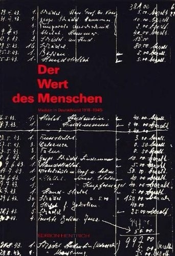 Cover for Der Wert des Menschen
