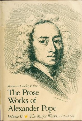 Cover for The Prose Works of Alexander Pope