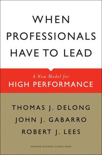 Cover for When Professionals Have to Lead