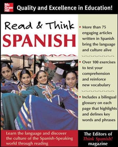 Cover for Read & think Spanish