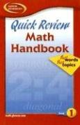 Cover for Quick Review Math Handbook