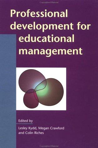 Cover for Professional development for educational management