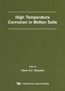 Cover for High temperature corrosion in Molten Salts