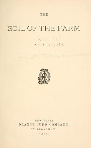 Cover for The Soil of the farm