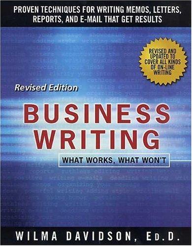 Cover for Business writing