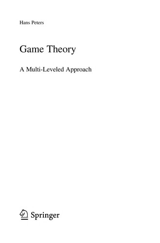 Cover for Game Theory