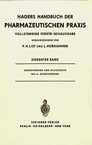 Cover for Arzneiformen und Hilfsstoffe : Teil A
