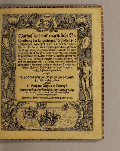 Cover for Neuwe Schiffart, warhafftige vnd eygentliche Beschreibung der langwirigen, förglichen vnd gefährlichen Reyse