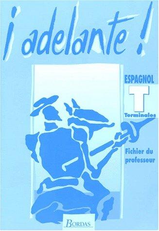 Cover for Adelante, terminale. Livret du professeur