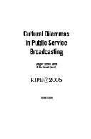 Cover for Cultural dilemmas in public service broadcasting