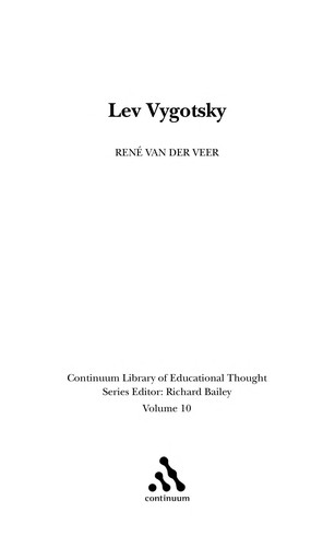 Cover for Lev Vygotsky