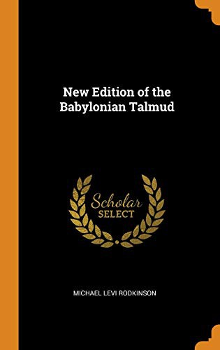Cover for New Edition of the Babylonian Talmud