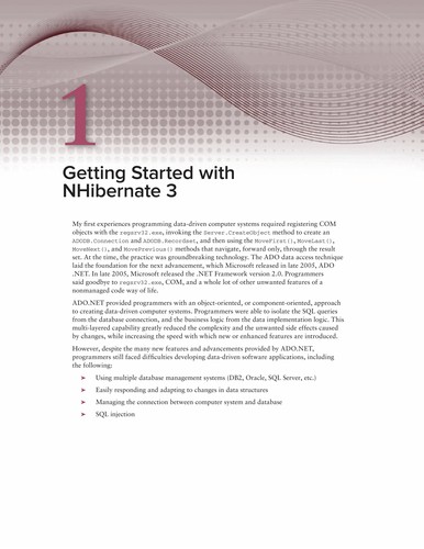 Cover for Working with NHibernate 3.0