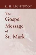 Cover for The Gospel Message of St. Mark