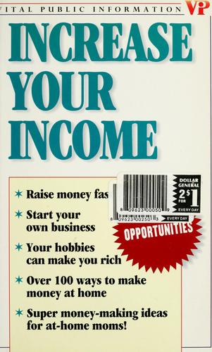 Cover for Increase your income