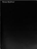 Cover for Herman Hertzberger