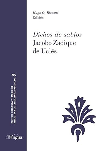 Cover for "Dichos de sabios" Jacobo Zadique de Uclés