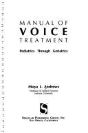 Cover for Manual of voice treatment