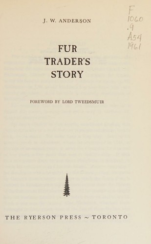 Cover for Fur Trader's Story