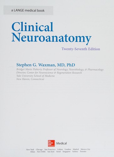 Cover for Clinical Neuroanatomy