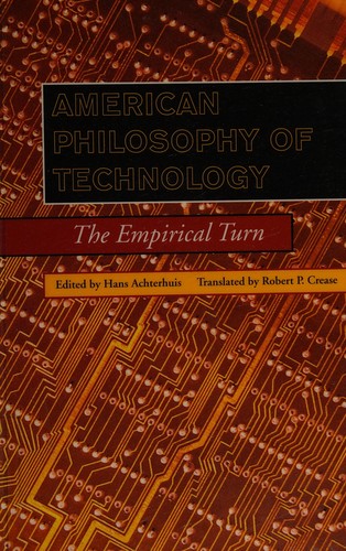 Cover for American philosophy of technology