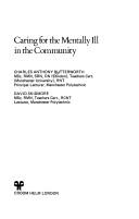 Cover for Caring for the Mentally Ill in the Community