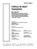 Cover for Topics in Heat Transfer