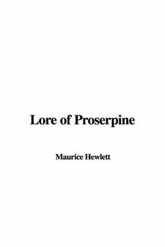 Cover for Lore of Proserpine