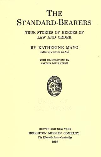 Cover for The standard-bearers