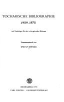 Cover for Tocharische Bibliographie