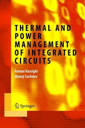 Cover for Thermal and Power Management of Integrated Circuits (Series on Integrated Circuits and Systems)