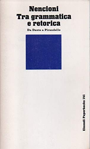 Cover for Tra grammatica e retorica