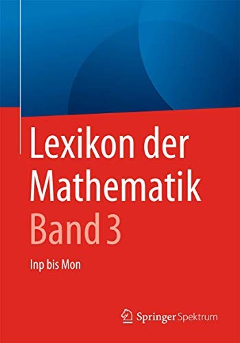 Cover for Lexikon der Mathematik : Band 3