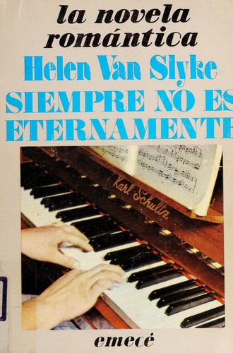 Cover for Siempre No Es Eternamente