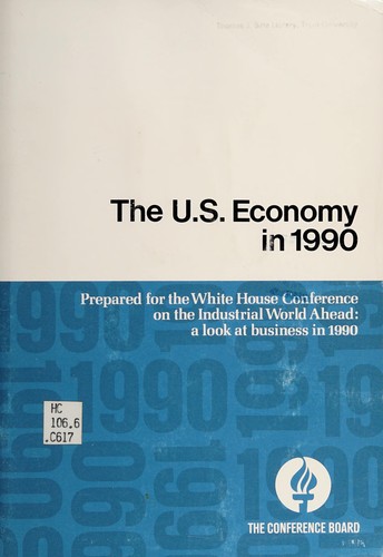 Cover for The U.S. economy in 1990.