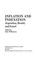 Cover for Inflation and indexation