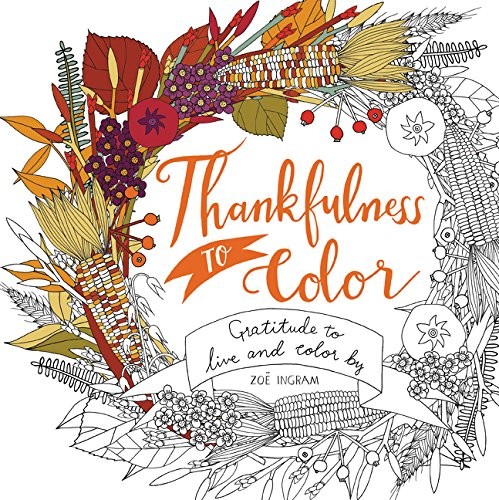 Cover for Thankfulness to Color